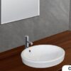Chậu rửa lavabo dương vành Viglacera CD6