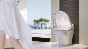 Bồn cầu viglacera nắp rửa điện tử thông minh