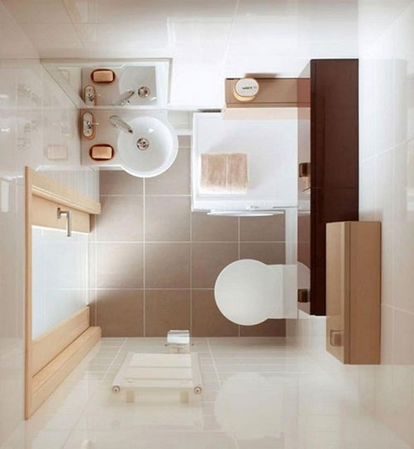 Cách bài trí thiết bị vệ sinh và gạch ốp lát Viglacera cho phòng tắm nhỏ 3m2