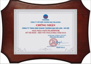 Công ty Hải Linh tự hào là nhà phân phối Viglacera Platinum 2018