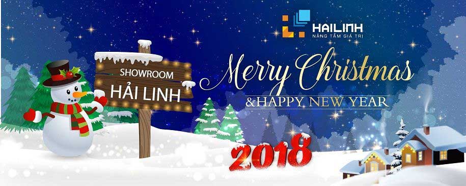 Showroom Hải Linh chúc mừng giáng sinh và năm mới 2018