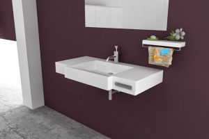 Phòng tắm nhỏ và sự lựa chọn chậu rửa mặt viglacera phù hợp