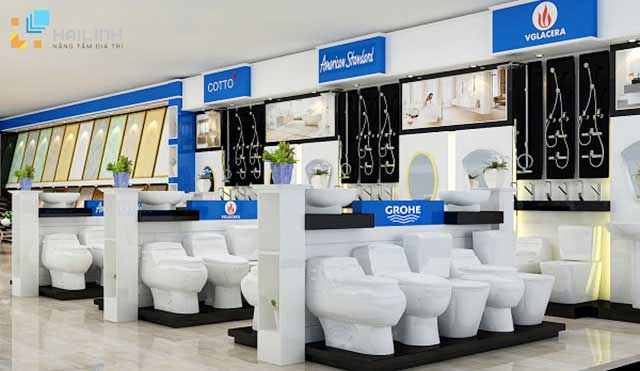 Showroom Hải Linh - nơi hội tụ các thương hiệu thiết bị vệ sinh nổi tiếng