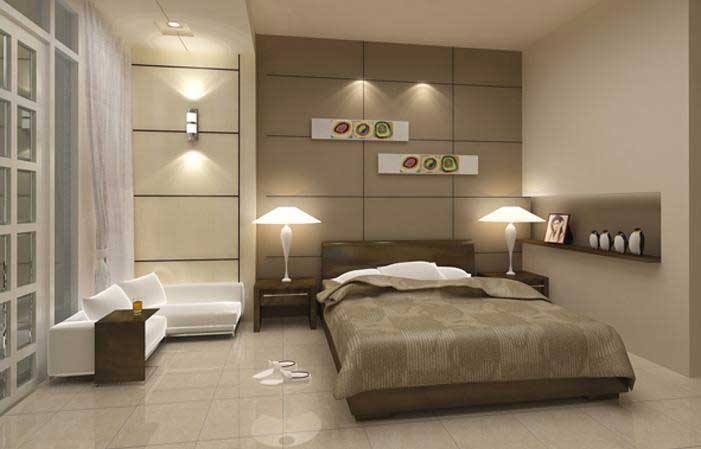Thiết kế nội thất phòng ngủ đẹp với gạch ốp lát Viglacera