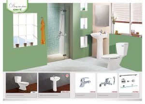 Trọn bộ thiết bị vệ sinh Viglacera chỉ với giá 5 triệu đồng